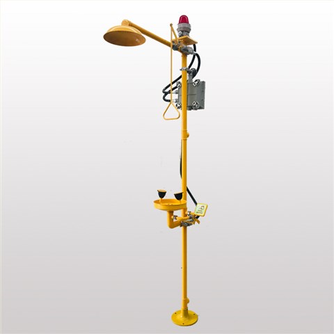 加強(qiáng)防腐復(fù)合式聲光報(bào)警洗眼器BH30-1011（ABS）
