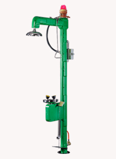 防凍電伴熱304不銹鋼復合式洗眼器(綠色ABS)BH30-1062L 防凍電伴熱304不銹鋼復合式洗眼器(綠色ABS)BH30-1062L