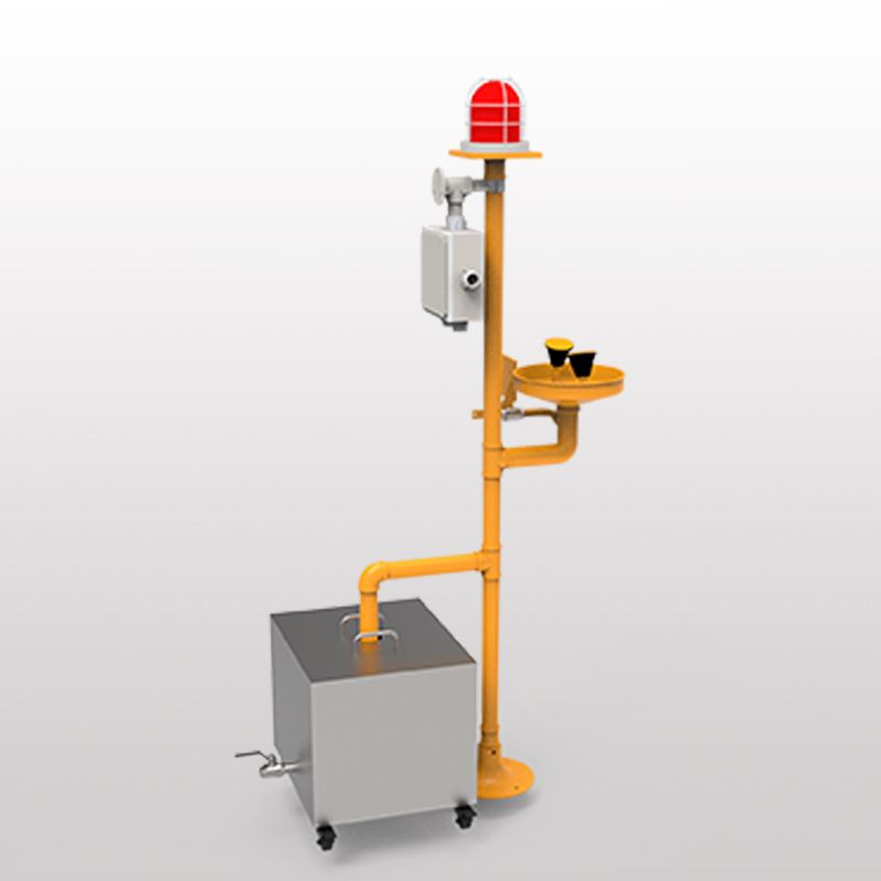 加強防腐立式ABS聲光報警洗眼器BH32-1011 加強防腐立式ABS聲光報警洗眼器BH32-1011